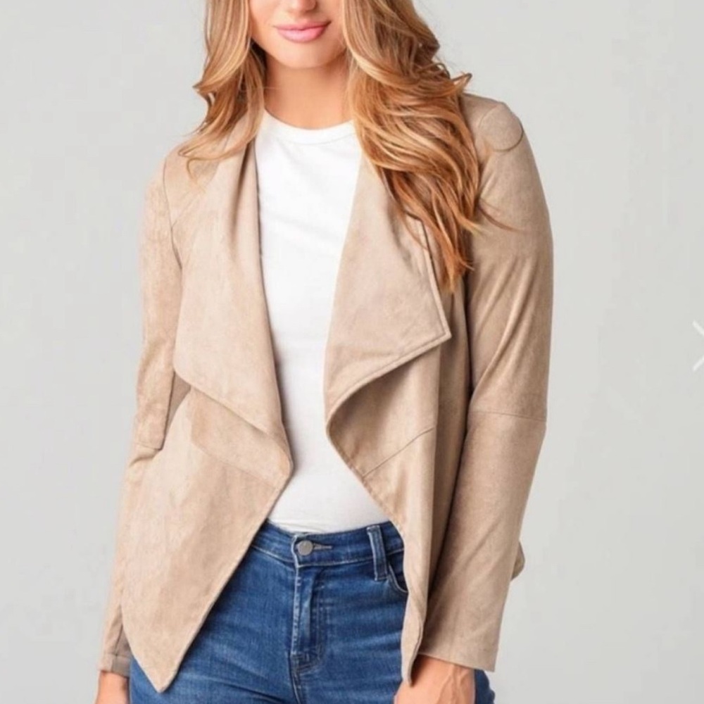 BB Dakota Tan Suede Jacket